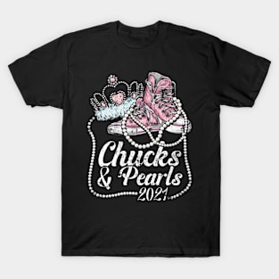 Chucks and Pearls 2021 Gifts T-Shirt